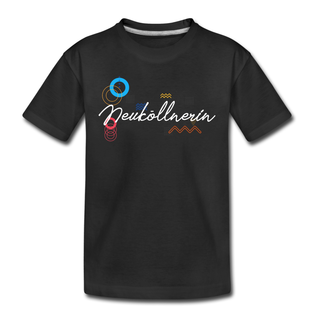 Neuköllnerin - Kinder Premium T-Shirt - Schwarz