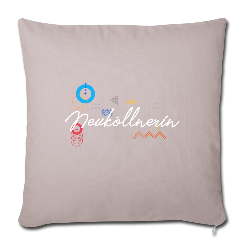 Neuköllnerin - Sofakissen mit Füllung (45 x 45 cm) - helles Taupe