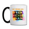 Freude aus Friedrichshain - Tasse zweifarbig - Weiß/Schwarz