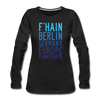 F'hain - Planet Earth - Frauen Premium Langarmshirt - Schwarz