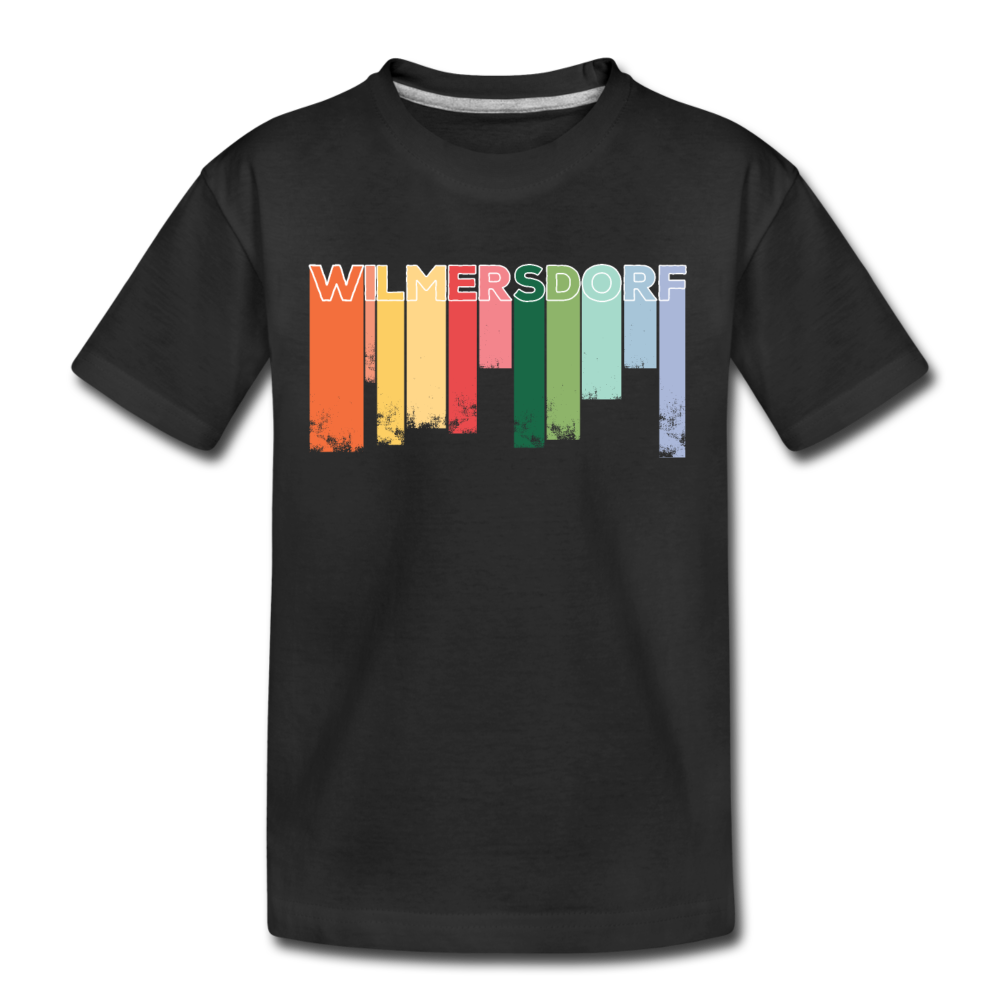Wilmersdorf Regen - Kinder Premium T-Shirt - Schwarz