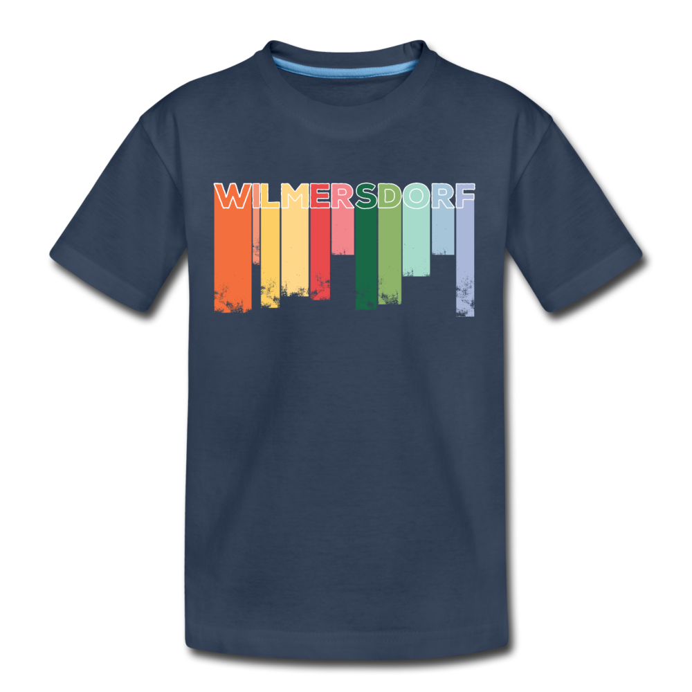 Wilmersdorf Regen - Kinder Premium T-Shirt - Navy