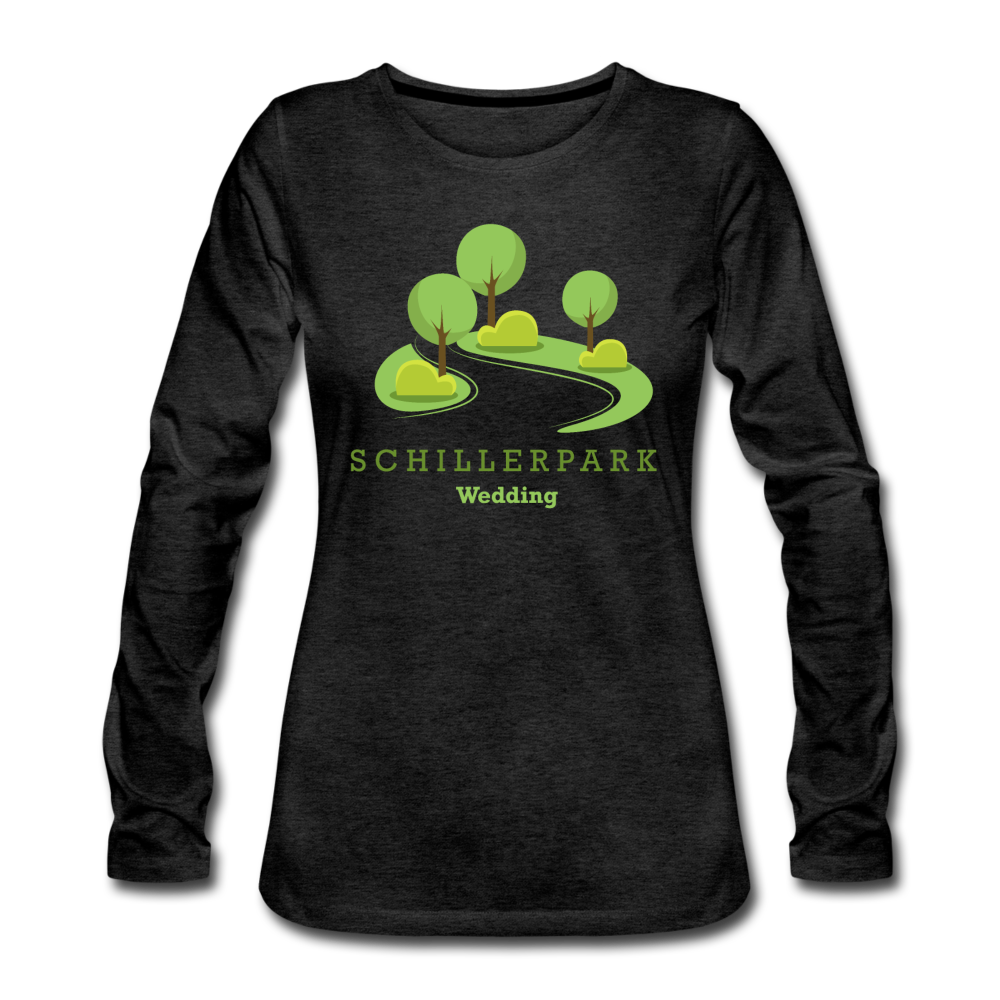Schillerpark - Frauen Premium Langarmshirt - Anthrazit