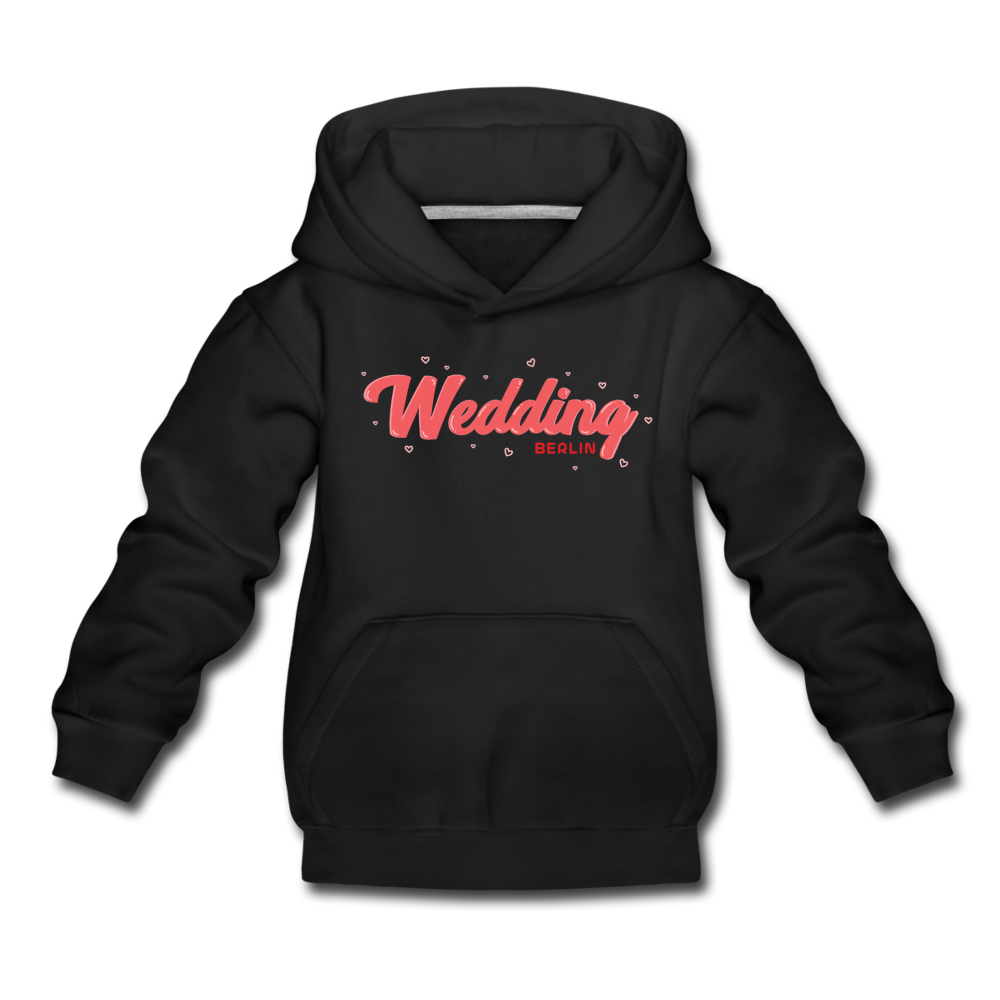 Wedding Berlin - Kinder Premium Hoodie - Schwarz
