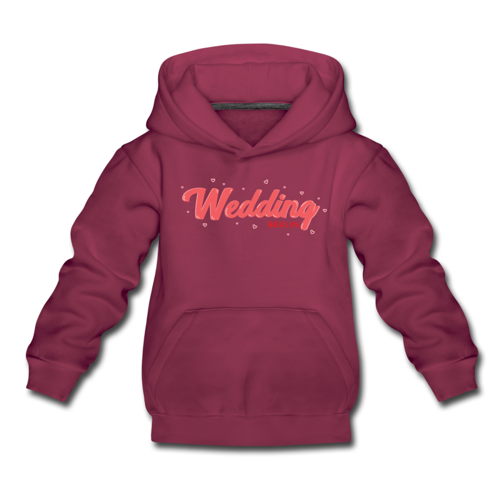 Wedding Berlin - Kinder Premium Hoodie - Bordeaux