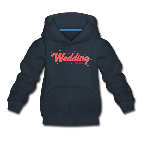 Wedding Berlin - Kinder Premium Hoodie - Navy