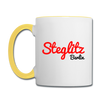 Steglitz Berlin - Tasse zweifarbig - Weiß/Gelb