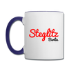 Steglitz Berlin - Tasse zweifarbig - Weiß/Kobaltblau