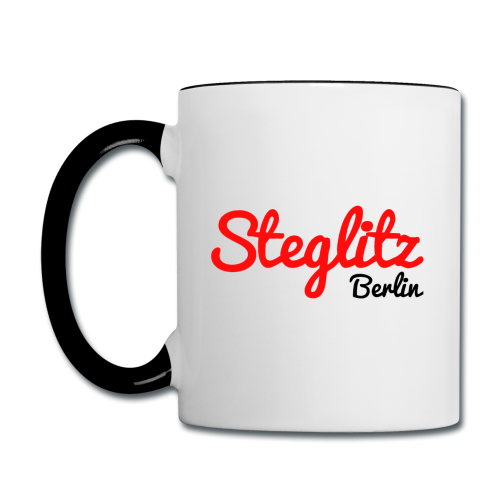 Steglitz Berlin - Tasse zweifarbig - Weiß/Schwarz