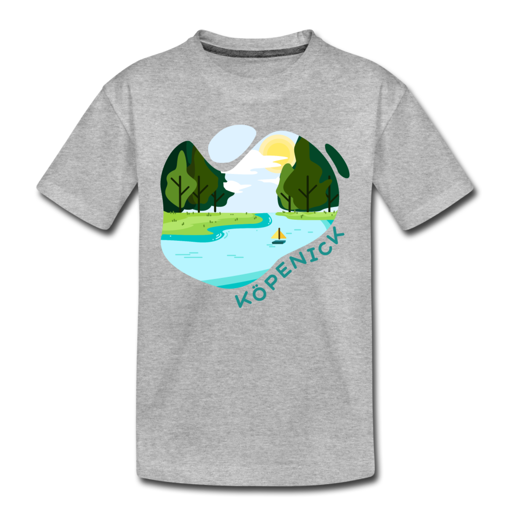 Köpenick am Wasser - Kinder Premium T-Shirt - Grau meliert