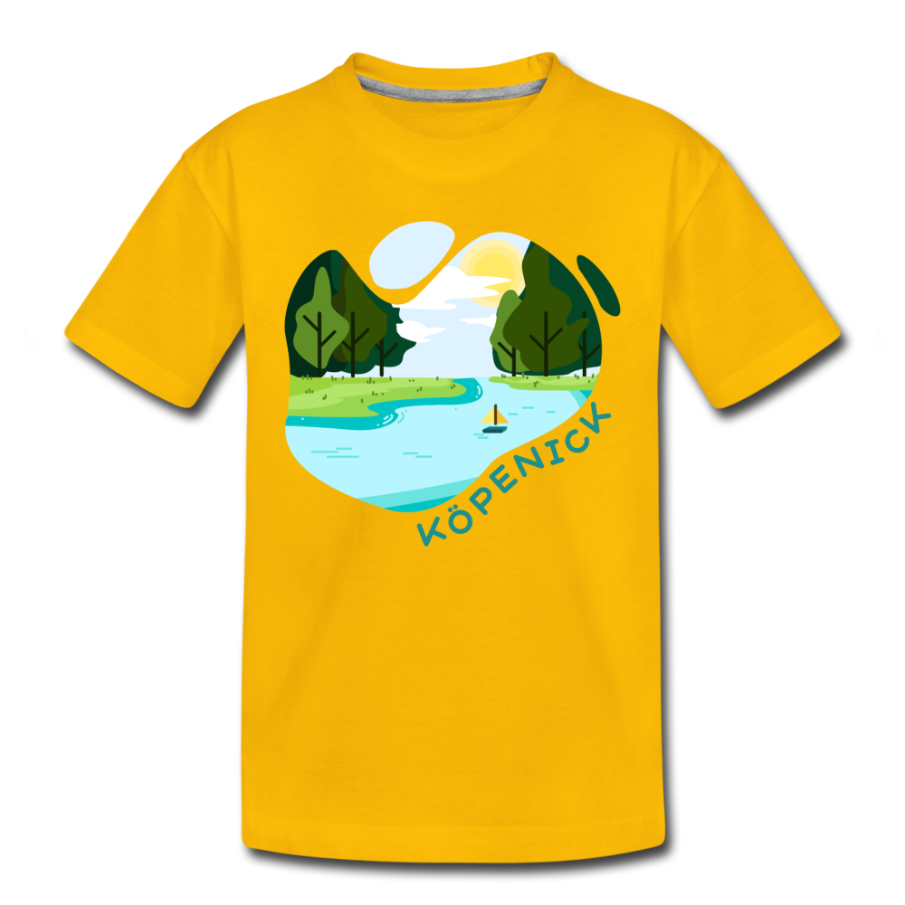 Köpenick am Wasser - Kinder Premium T-Shirt - Sonnengelb