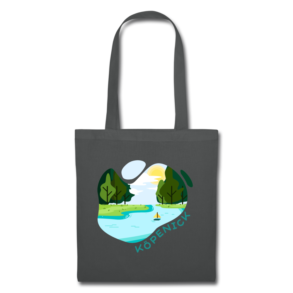 Köpenick am Wasser - Stoffbeutel - Graphite