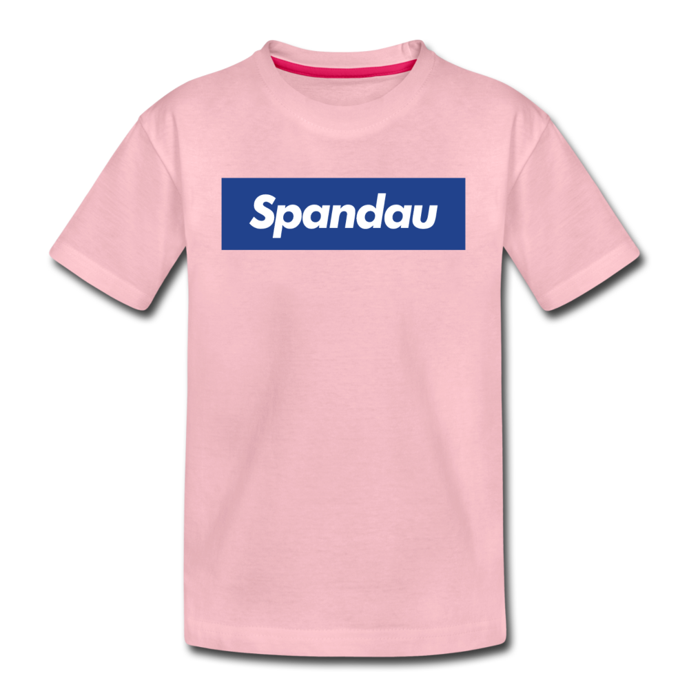 Spandau blau - Kinder Premium T-Shirt - Hellrosa