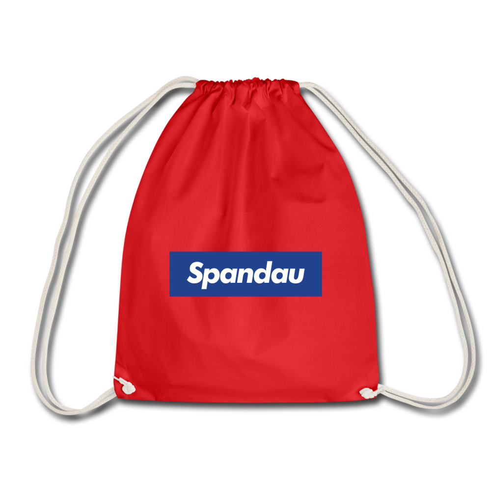 Spandau blau - Turnbeutel - Rot