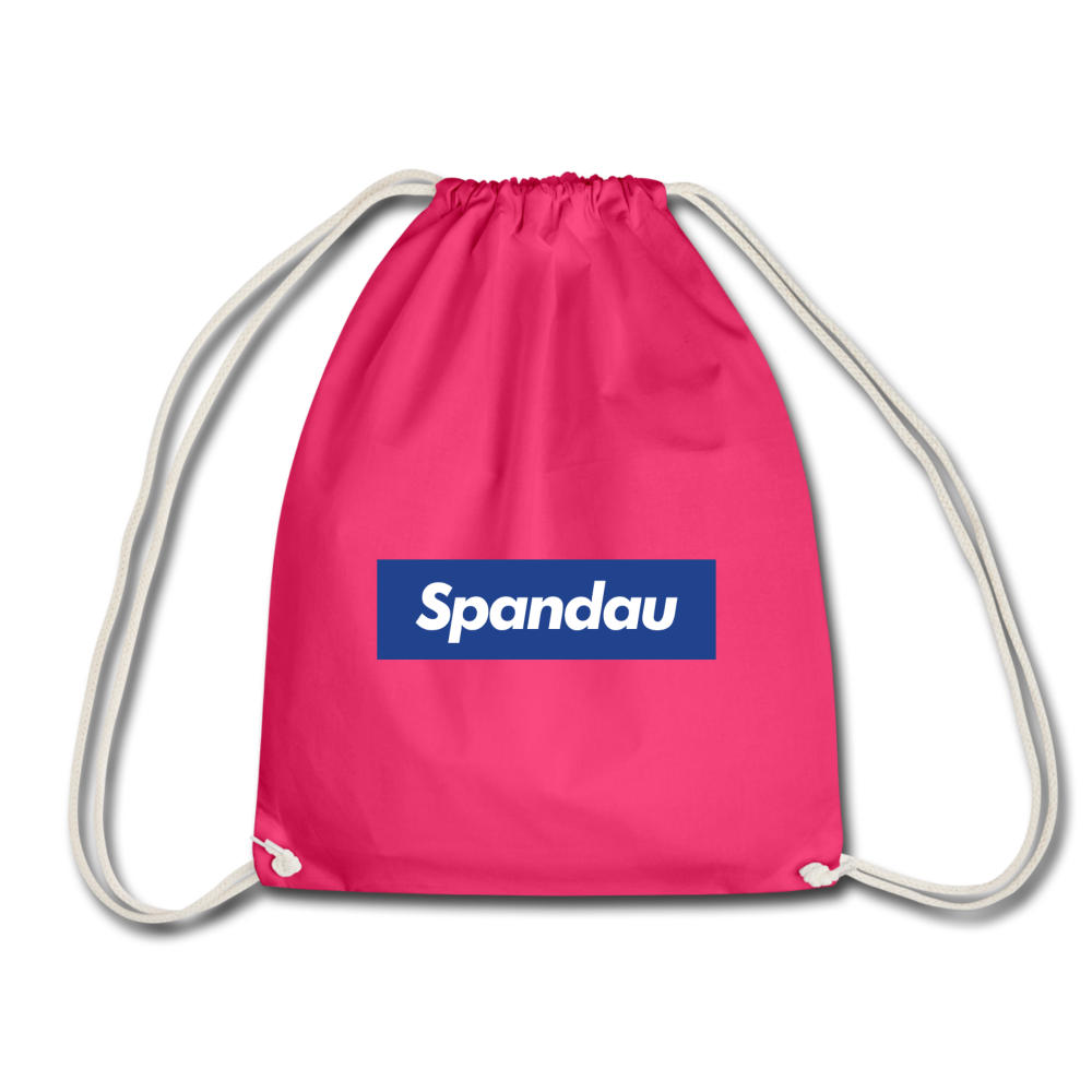 Spandau blau - Turnbeutel - Fuchsia