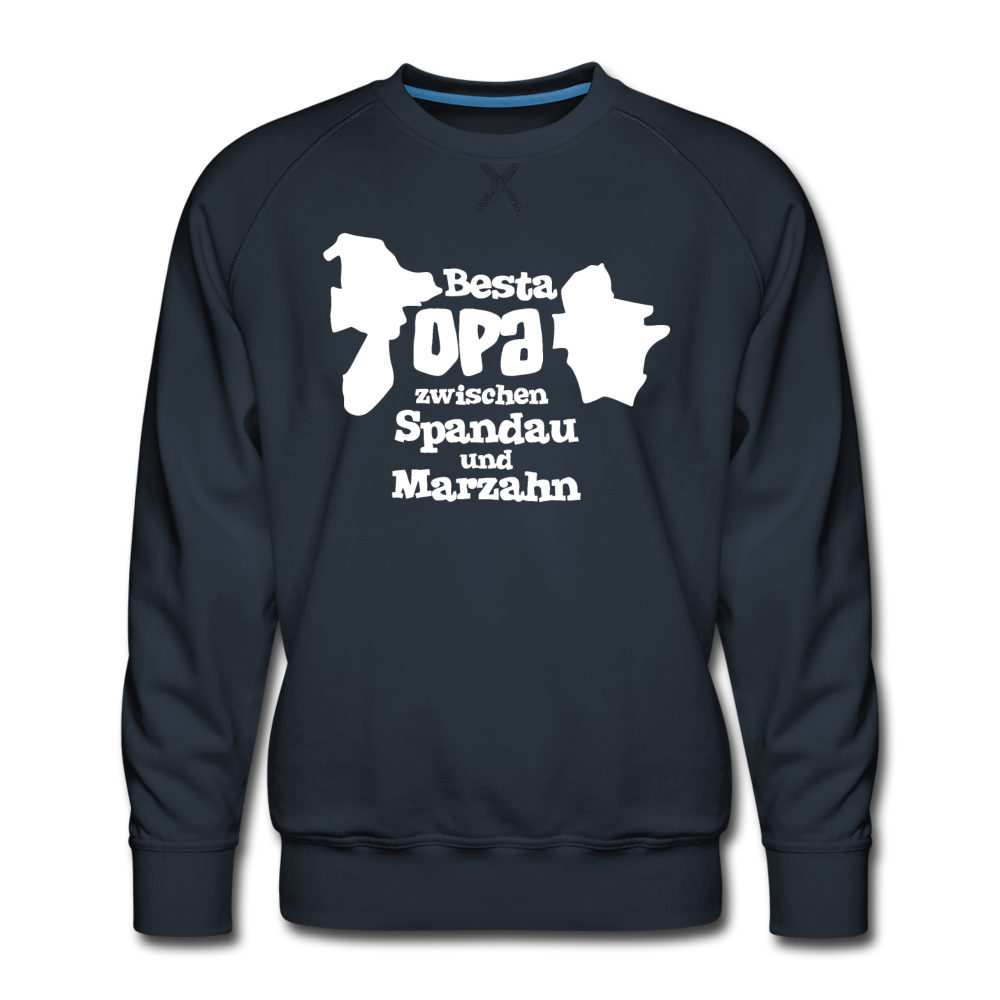 Besta Opa - Männer Premium Sweatshirt - Navy