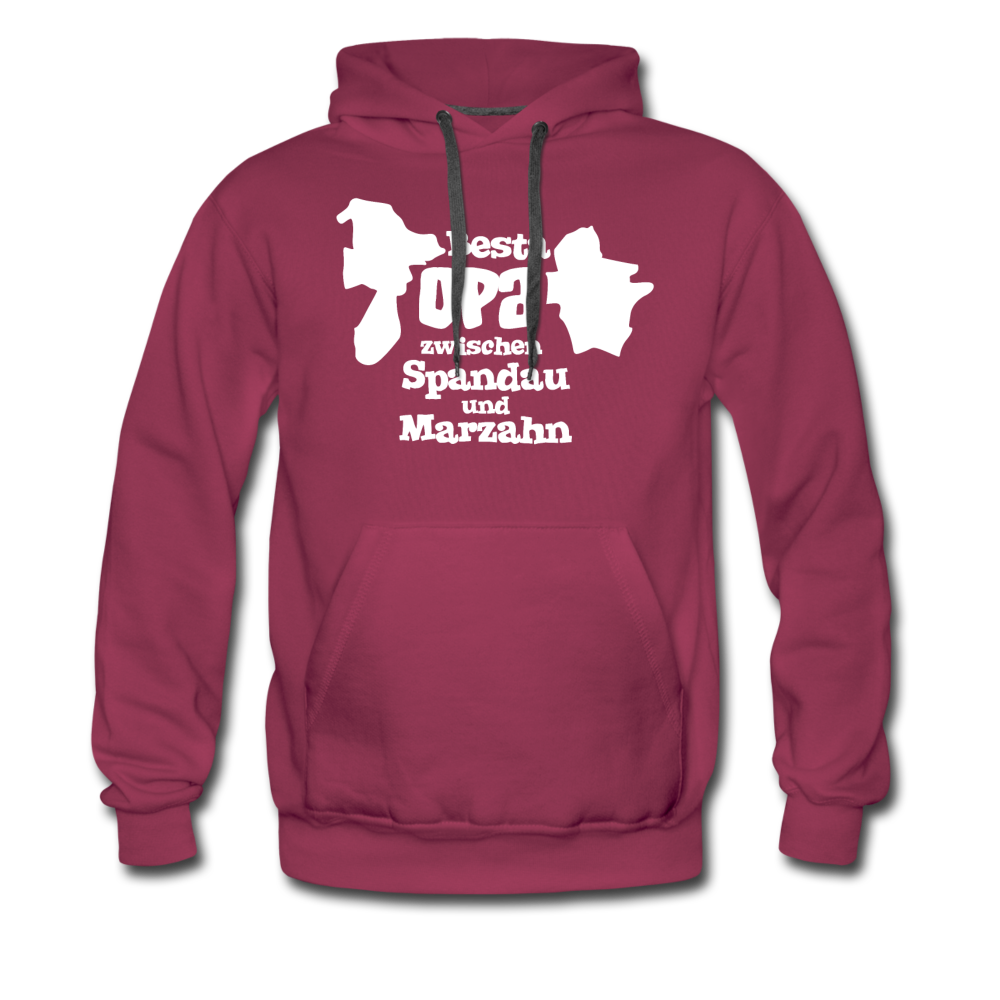 Besta Opa - Männer Premium Hoodie - Bordeaux