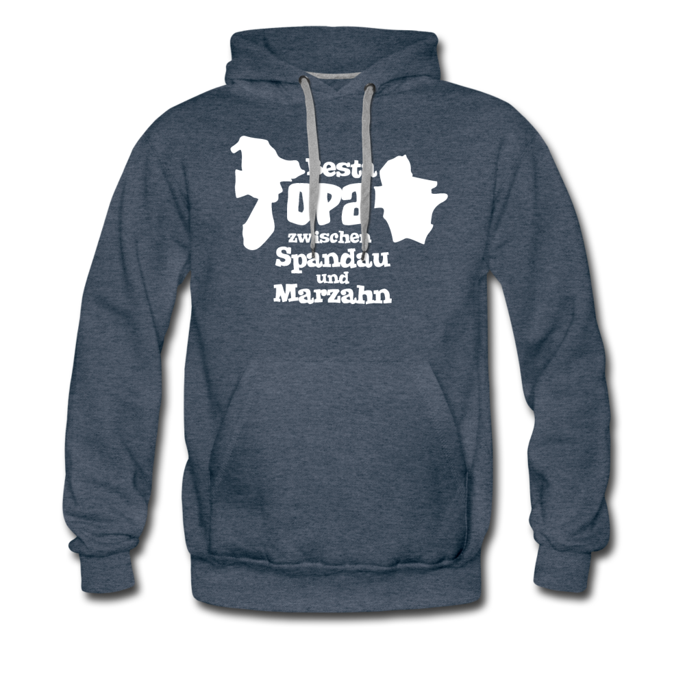 Besta Opa - Männer Premium Hoodie - Jeansblau