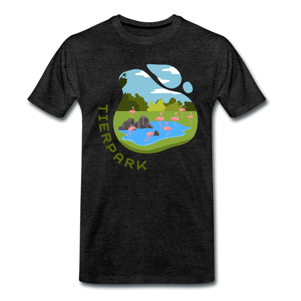 Tierpark - Männer Premium T-Shirt - Anthrazit