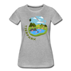 Tierpark - Frauen Premium T-Shirt - Grau meliert