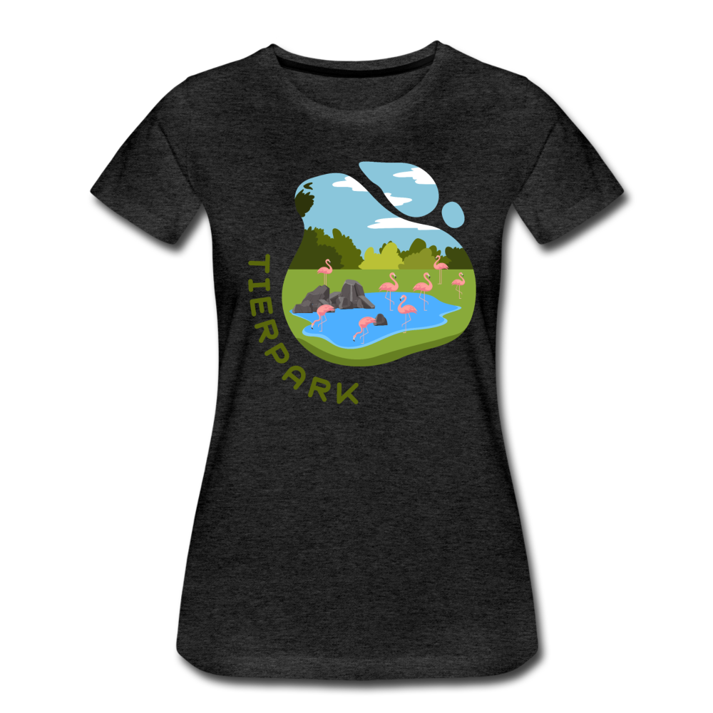 Tierpark - Frauen Premium T-Shirt - Anthrazit