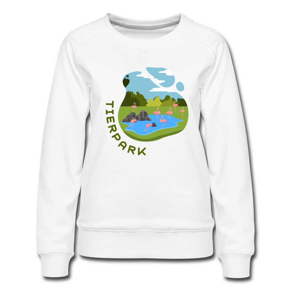 Tierpark - Frauen Premium Sweatshirt - Weiß