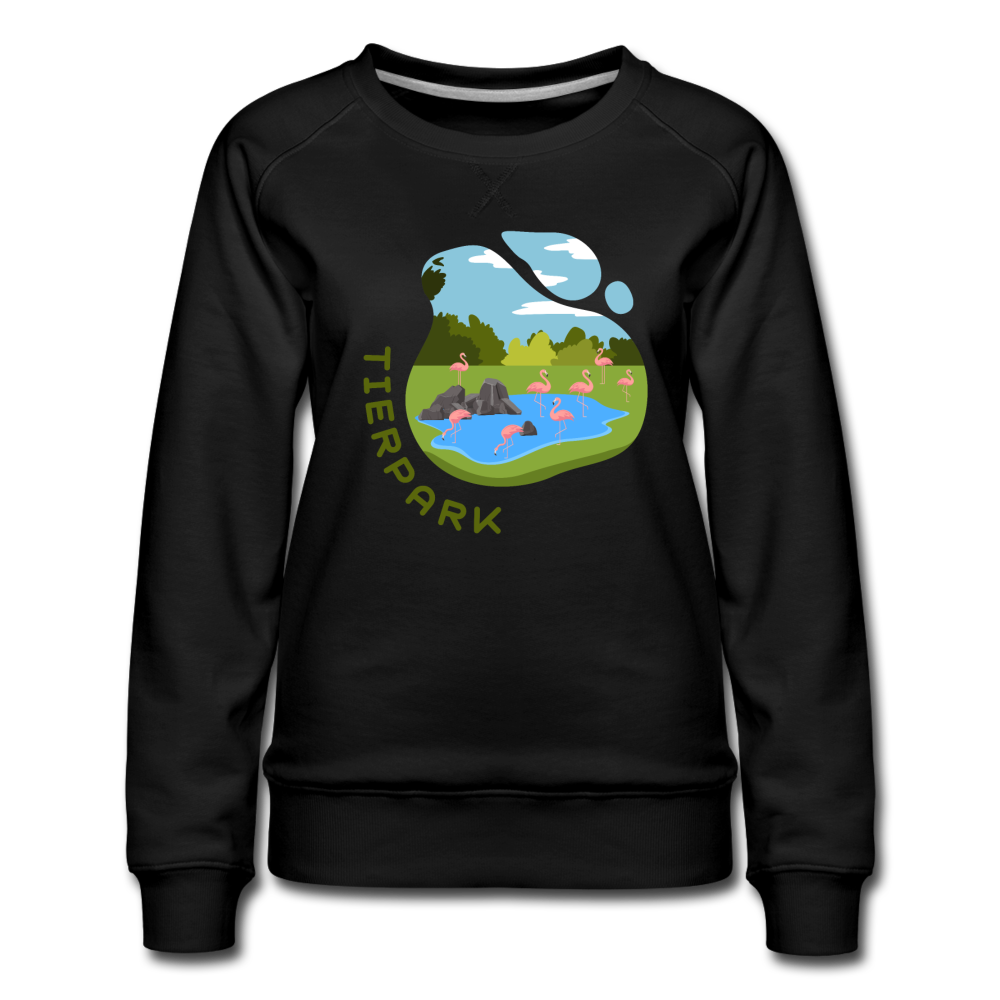 Tierpark - Frauen Premium Sweatshirt - Schwarz