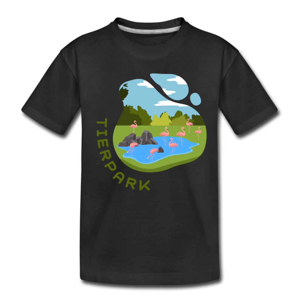 Tierpark - Kinder Premium T-Shirt - Schwarz