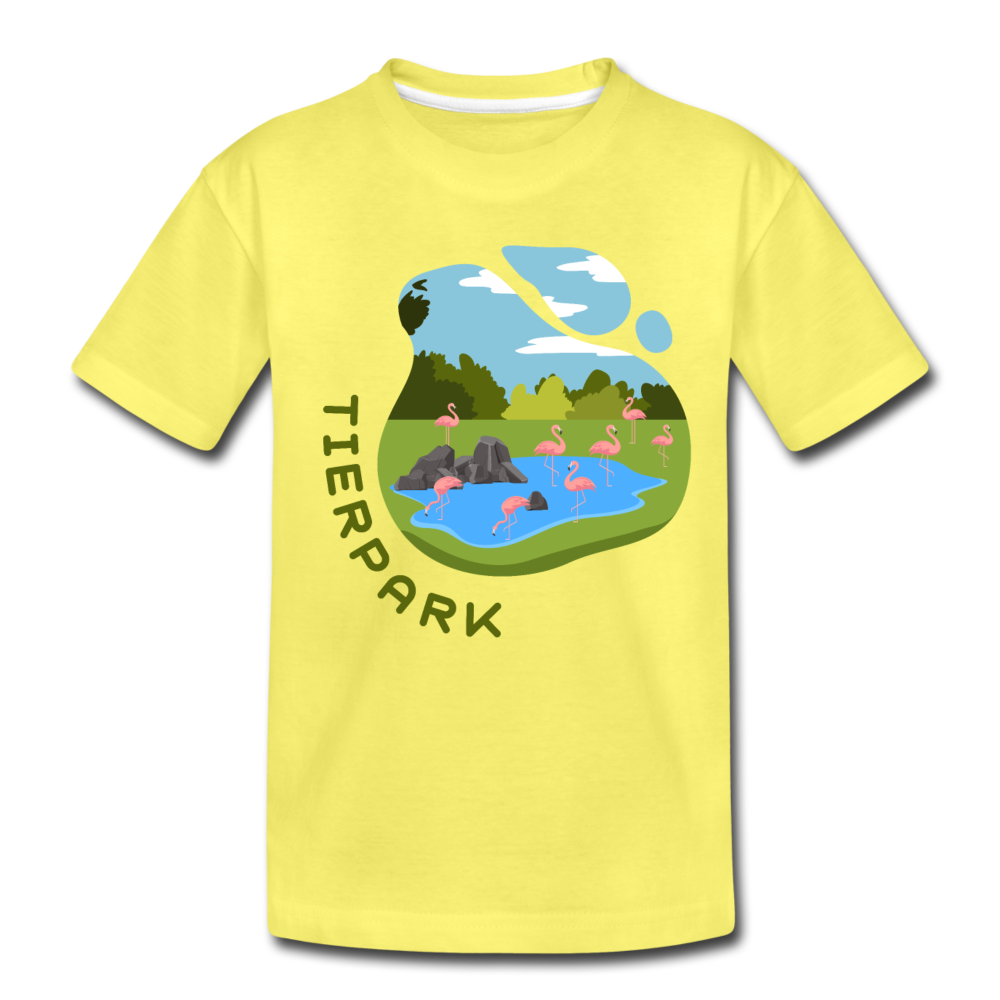 Tierpark - Kinder Premium T-Shirt - Gelb