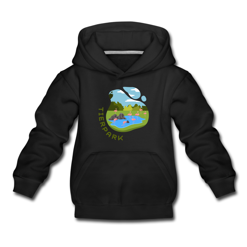 Tierpark - Kinder Premium Hoodie - Schwarz