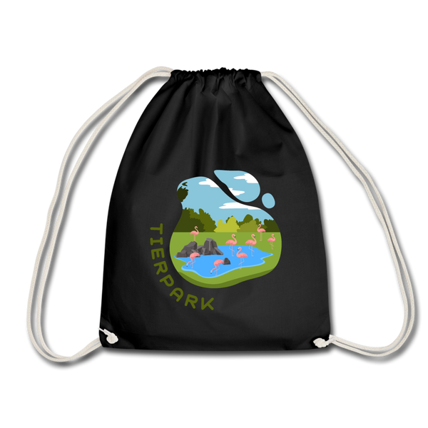 Tierpark - Turnbeutel - Schwarz