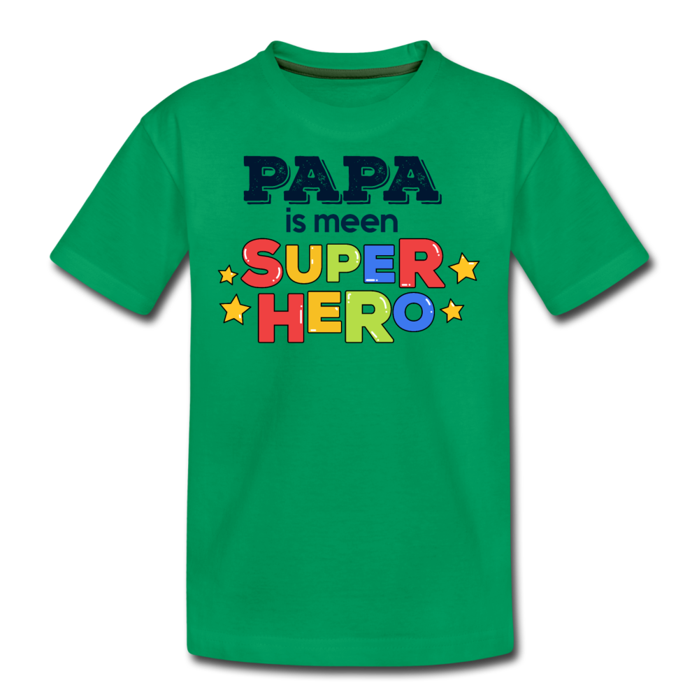 Super Hero - Teenager Premium T-Shirt - Kelly Green