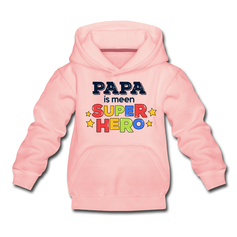 Super Hero - Kinder Premium Hoodie - Kristallrosa