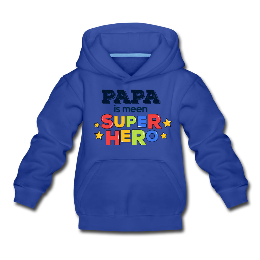 Super Hero - Kinder Premium Hoodie - Royalblau