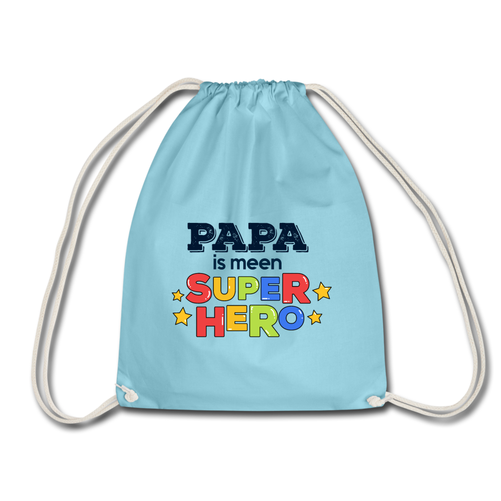 Super Hero - Turnbeutel - Aqua