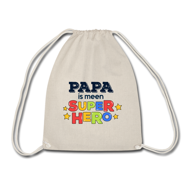 Super Hero - Turnbeutel - Natur