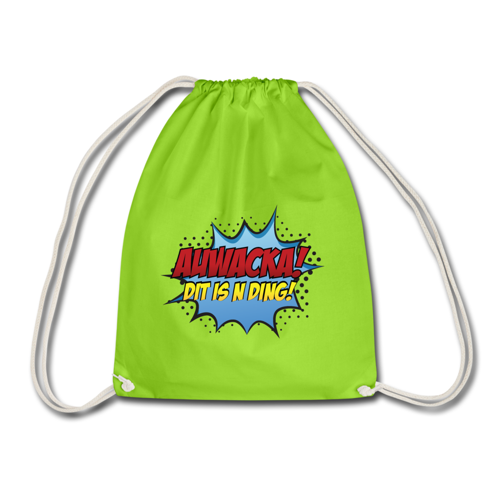 Auwacka! - Turnbeutel - Neongrün