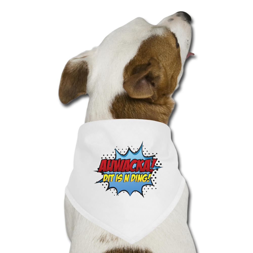 Auwacka! - Hunde-Bandana - Weiß