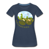 Mauerpark - Frauen Premium T-Shirt - Navy