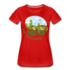 Mauerpark - Frauen Premium T-Shirt - Rot