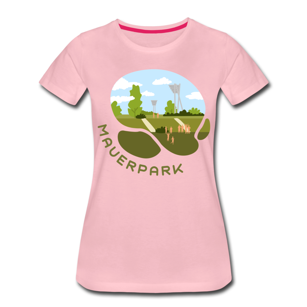 Mauerpark - Frauen Premium T-Shirt - Hellrosa
