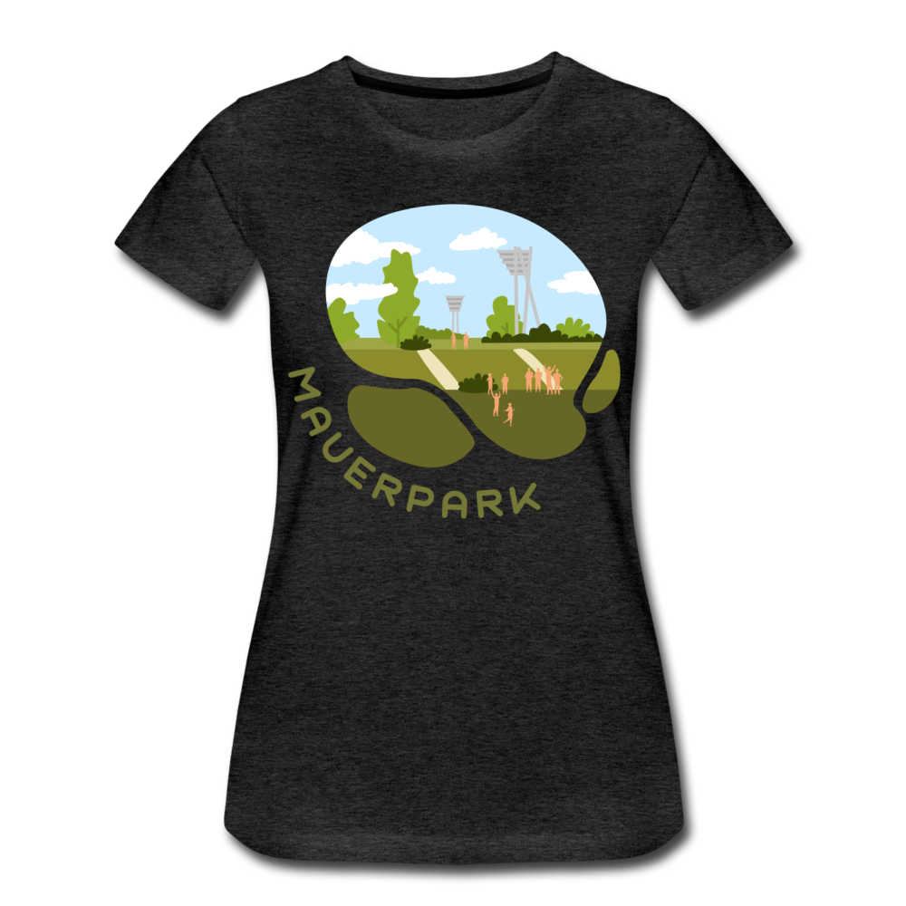 Mauerpark - Frauen Premium T-Shirt - Anthrazit