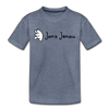 Janz Jenau - Kinder Premium T-Shirt - Blau meliert