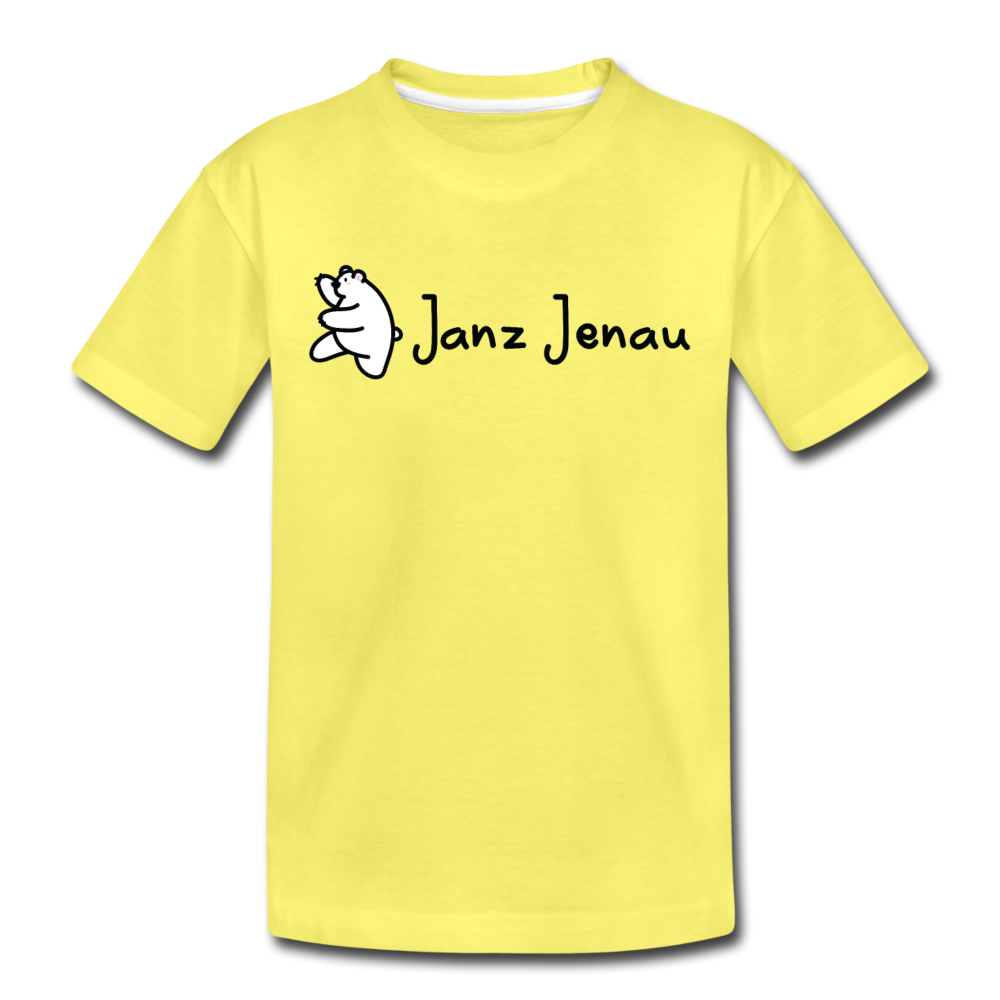 Janz Jenau - Kinder Premium T-Shirt - Gelb