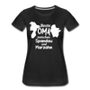 Beste Oma - Frauen Premium T-Shirt - Schwarz