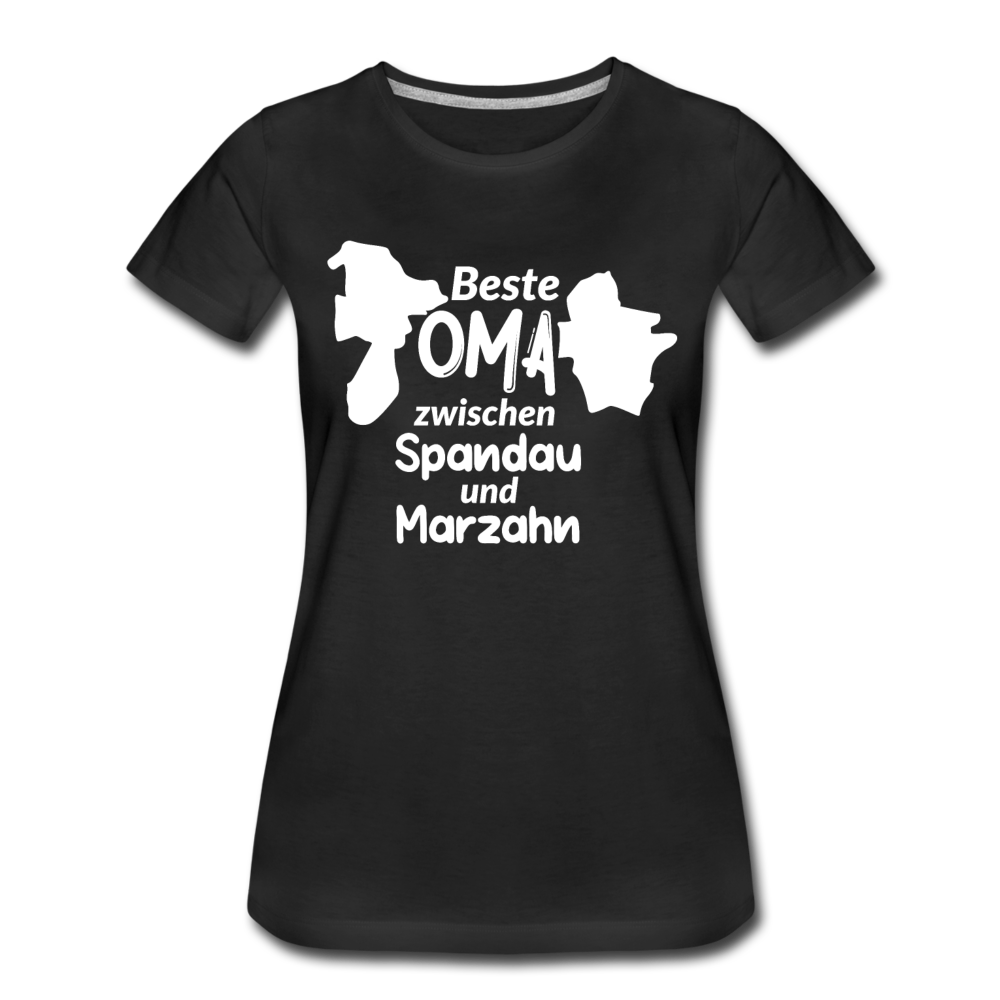 Beste Oma - Frauen Premium T-Shirt - Schwarz