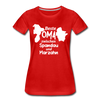 Beste Oma - Frauen Premium T-Shirt - Rot