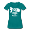 Beste Oma - Frauen Premium T-Shirt - Divablau