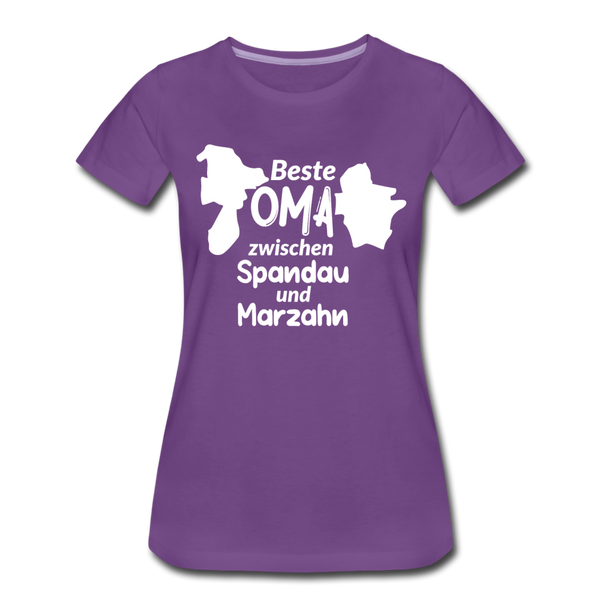Beste Oma - Frauen Premium T-Shirt - Lila