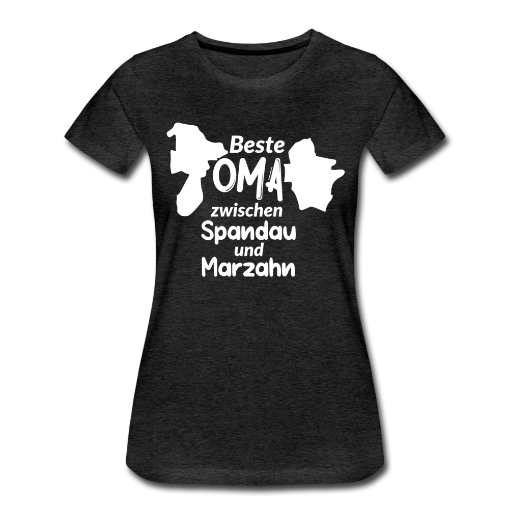 Beste Oma - Frauen Premium T-Shirt - Anthrazit